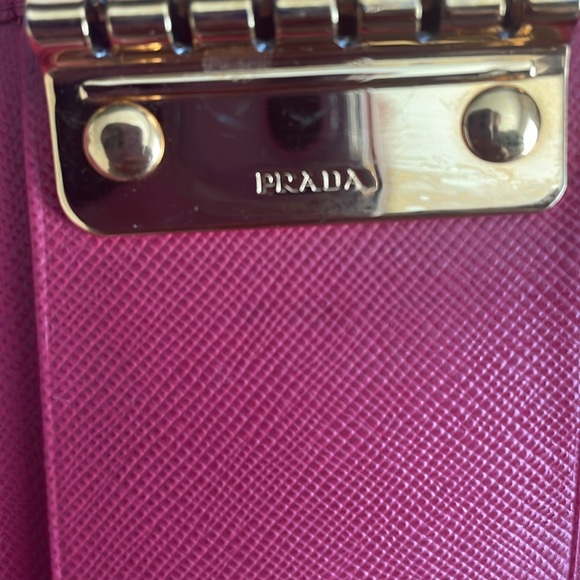 Prada Pink Saffiano Key Holder - Picture 14 of 15
